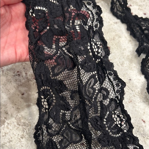 EVELUST Black Lace Halter lingerie piece Small intimate open back - Picture 5 of 7